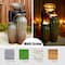 Glitzhome® 26.75" 3-Tier LED Fluted Textured Ceramic Outdoor Floor Fountain